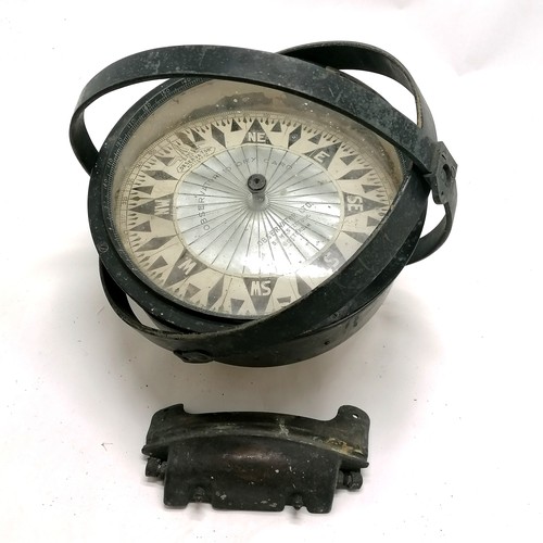 122 - Vintage Kelvin, Bottomley & Baird Ltd (Glasgow) large marine compass with Observator 