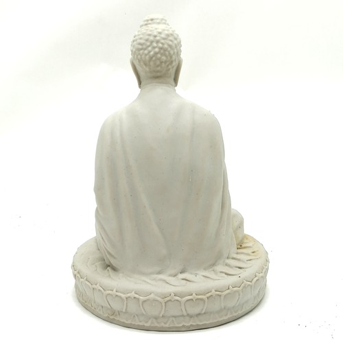 143 - Contemporary seated Buddha figure - 31cm high with no obvious damage