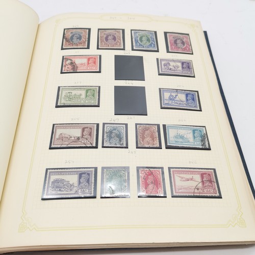 196 - Collection of 11 x stamp albums / stockbooks inc India, Canada etc - many 1000's