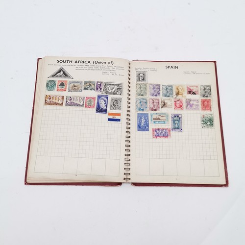 196 - Collection of 11 x stamp albums / stockbooks inc India, Canada etc - many 1000's