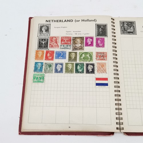 196 - Collection of 11 x stamp albums / stockbooks inc India, Canada etc - many 1000's