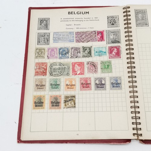 196 - Collection of 11 x stamp albums / stockbooks inc India, Canada etc - many 1000's