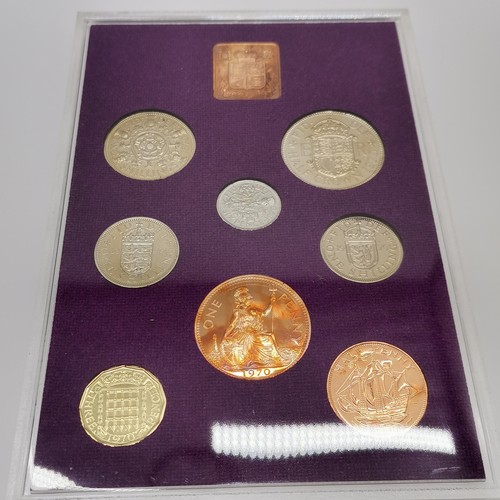 202 - 5 x 1970 GB proof sets of coins