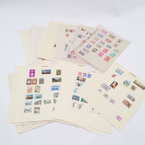 205 - Box of stamps inc Canada album, GB 1970's year sets, stamps on sheets. odd covers etc