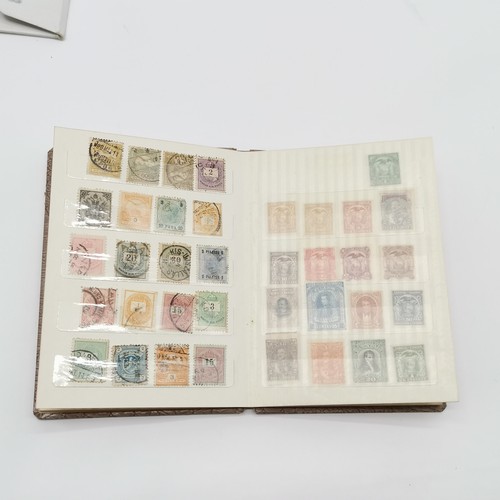 205 - Box of stamps inc Canada album, GB 1970's year sets, stamps on sheets. odd covers etc