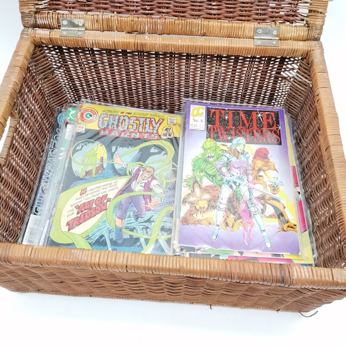 210 - Qty of approx 90 vintage comics inc House of secrets, Detective comics, Killing stroke etc in a wick... 