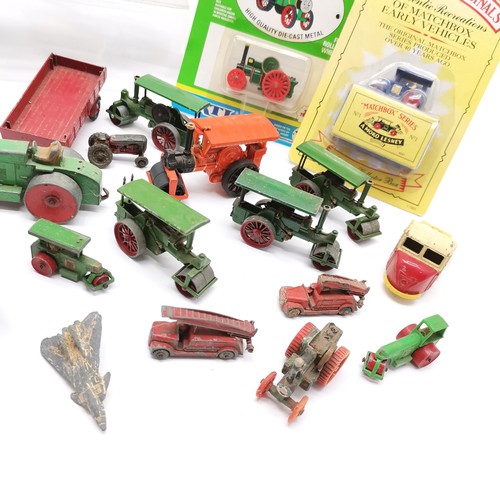 217 - Qty of toy cars etc inc boxed Corgi 80107 Showmans engine