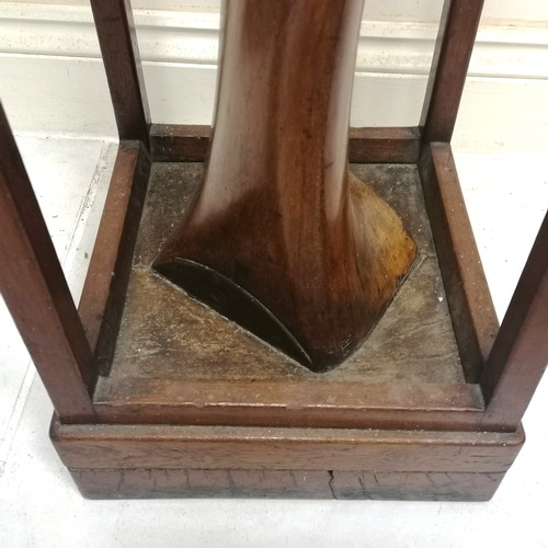 240 - WWI propeller mahogany ward room stick stand marked with Air Inspection Department marks (A.I.D.693)... 