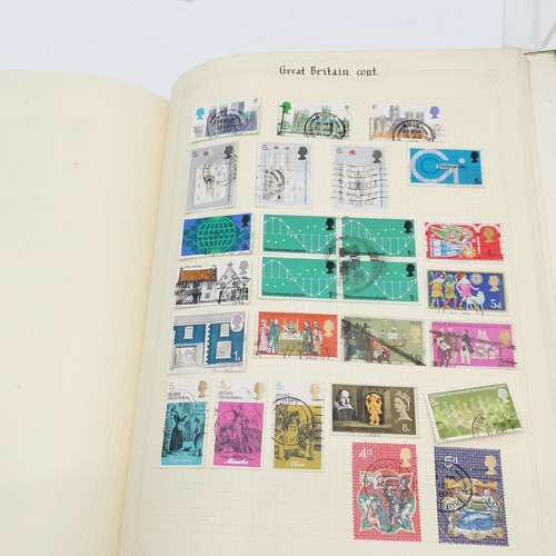 282 - Worldwide stamp collection written up in 3 x Simplex springback albums t/w 1 more