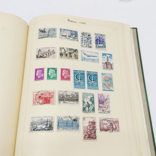 282 - Worldwide stamp collection written up in 3 x Simplex springback albums t/w 1 more