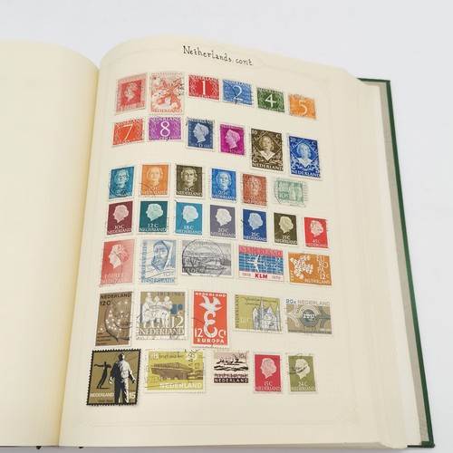 282 - Worldwide stamp collection written up in 3 x Simplex springback albums t/w 1 more