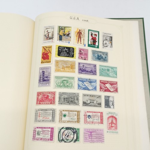 282 - Worldwide stamp collection written up in 3 x Simplex springback albums t/w 1 more