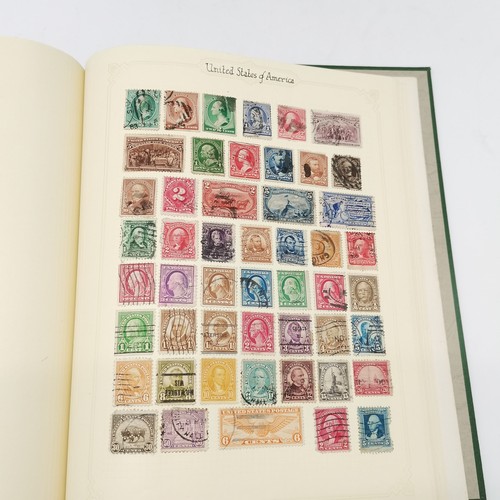 282 - Worldwide stamp collection written up in 3 x Simplex springback albums t/w 1 more