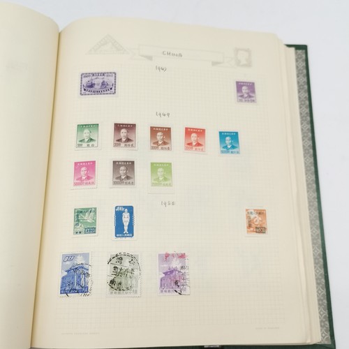 282 - Worldwide stamp collection written up in 3 x Simplex springback albums t/w 1 more