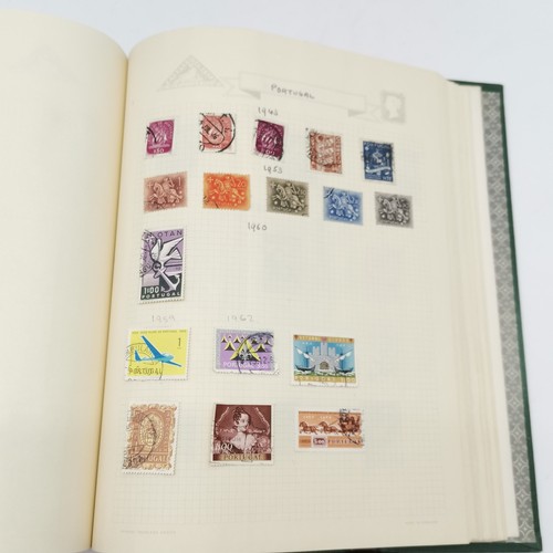 282 - Worldwide stamp collection written up in 3 x Simplex springback albums t/w 1 more