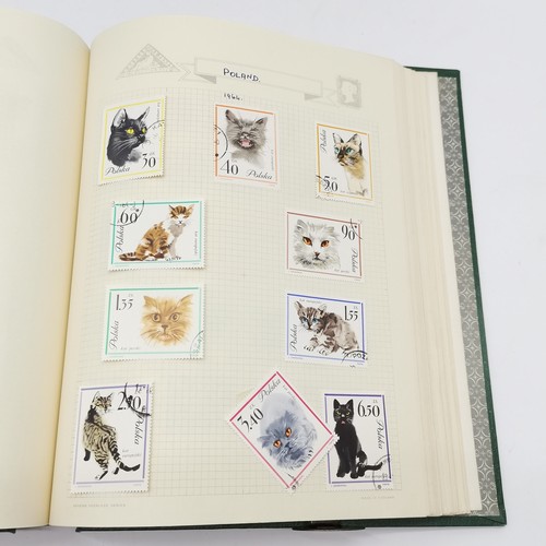 282 - Worldwide stamp collection written up in 3 x Simplex springback albums t/w 1 more