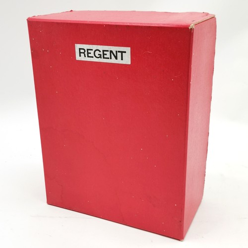 362 - Vintage boxed regent microscope with fittings - box 28.5cm x 22cm x 11cm