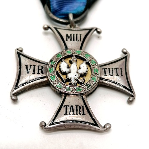 412 - Poland medal - V Class Silver Cross of the Order of Virtuti Militari (Military virtue) #366 awarded ... 