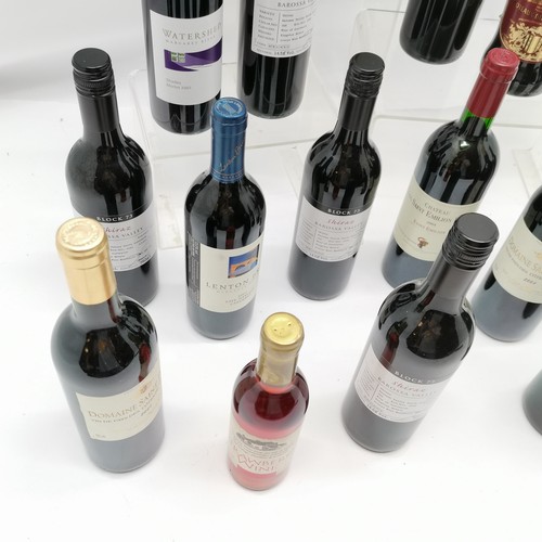 442 - Mixed lot of 17 unopened bottles of wine inc 6 x Block 73 Shiraz Barossa valley, Chateau clos saint ... 