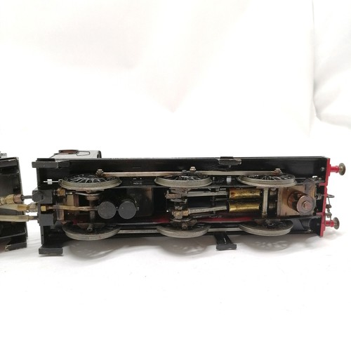 467 - Live steam model of a 0-6-0 LMS locomotive #4302 and tender - 53cm long ~ the original London Midlan... 