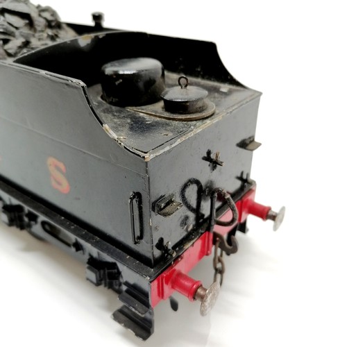 467 - Live steam model of a 0-6-0 LMS locomotive #4302 and tender - 53cm long ~ the original London Midlan... 