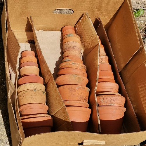 32 - Small quantity of terracotta pots