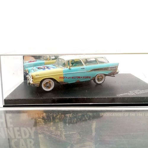 100 - Paul's Model Art Kennedy car t/w Vitesse Che Guevara chevrolet bel-air nomad (box a/f)