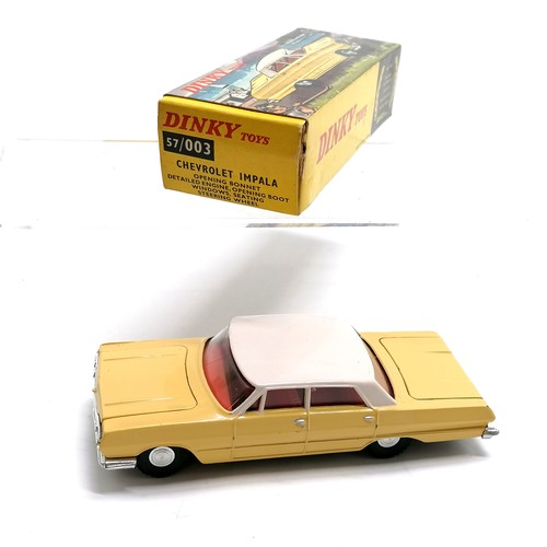 103 - Boxed Dinky 57/003 Chevrolet Impala ~ both flaps on box are a/f otherwise in overall good condition