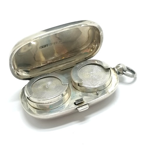 1906 silver half / full sovereign case by Henry Charles Freeman 6.5cm