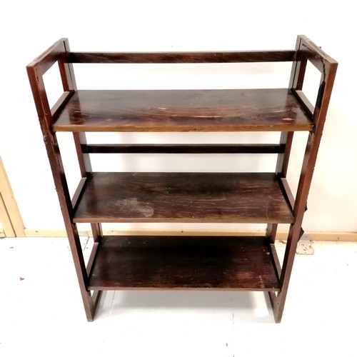 110 - folding shelf unit - 70cm wide x 30cm deep x 93cm high