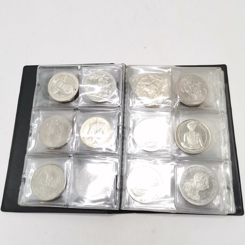 190 - 3 x coin albums with coins (inc 50p's & £2's) t/w tray of 'modern' 50p's and £2 coins & 8 x coin cov... 