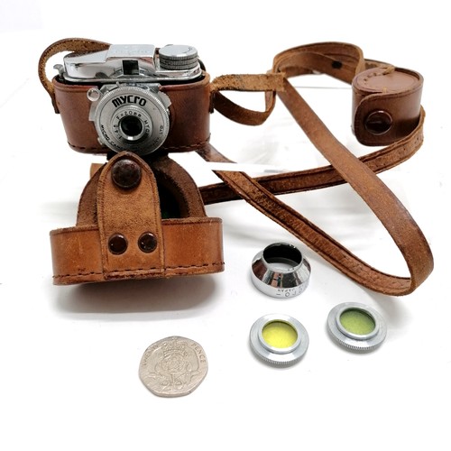 223 - Mycro IIIA mini camera in original case with shoulder strap and filter in seperate case ~ camera is ... 