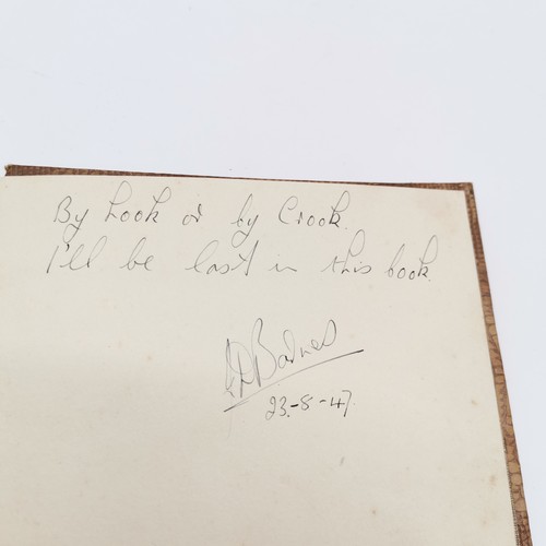 238 - Vintage autograph book hand signed by the Beatles (?), Rolling Stones (?), Anne Crawford, Katie Boyl... 