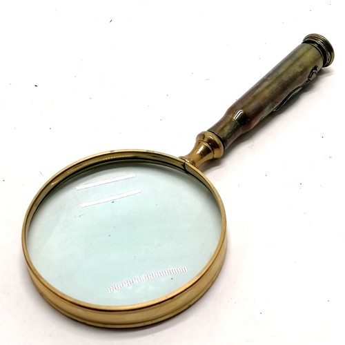 240 - 15th / 19th The King's Royal Hussars novelty military magnifying glass - 23cm glass