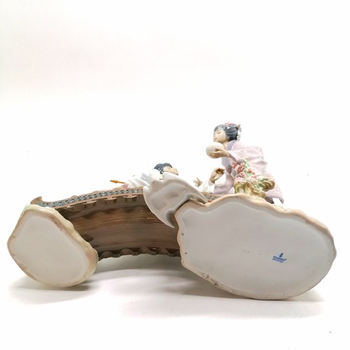 268 - Lladro 'Springtime in Japan' large figurine (with base) by Salvador Debón ~ approx 35cm across x 32.... 