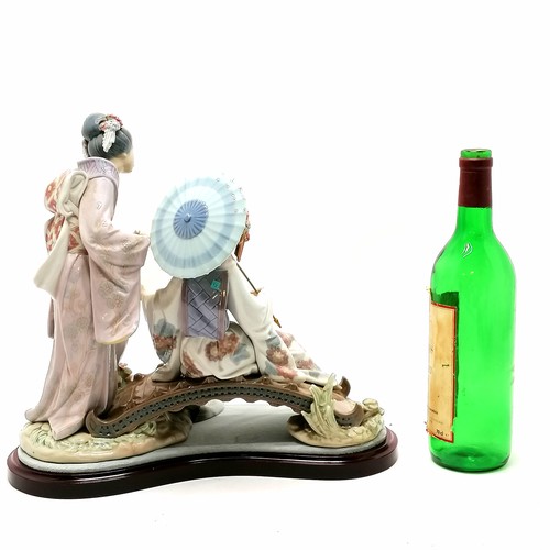 268 - Lladro 'Springtime in Japan' large figurine (with base) by Salvador Debón ~ approx 35cm across x 32.... 