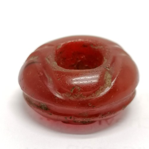 291 - 4th-6th century AD Sassanian cornelian seal with scorpion - 2cm across