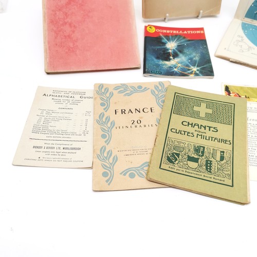 297 - Small qty of books / ephemera inc Stars at a glance & 1931 Exhibition of Swedish Industrial Art etc