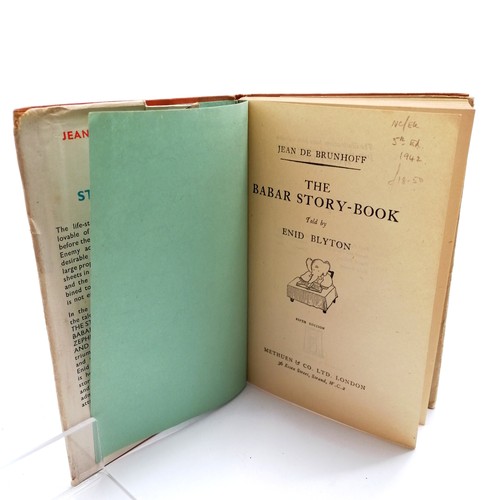 311 - 1942 (5th ed) book - The Babar story-book (with dustjacket) by Jean de Brunhoff (1899-1937) & told b... 