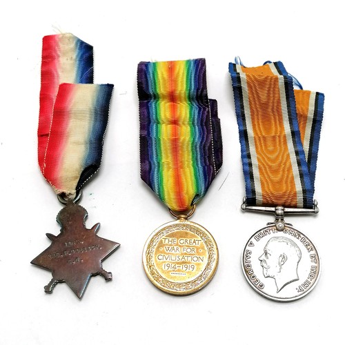 359 - Trio of WWI medals awarded to 1165 Spr T Pollock RE