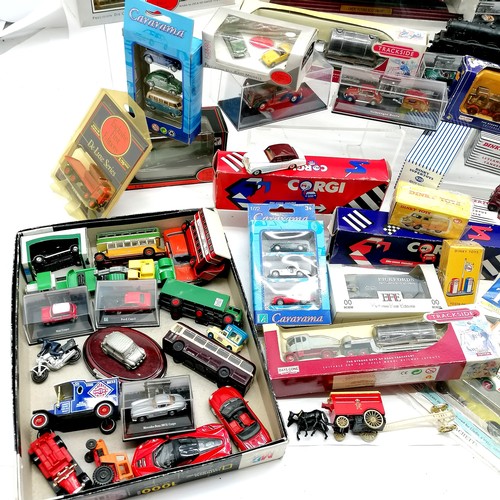 371 - Qty of toy cars inc boxed atlas 943 (x2 unopened) & #920, Corgi, train models etc