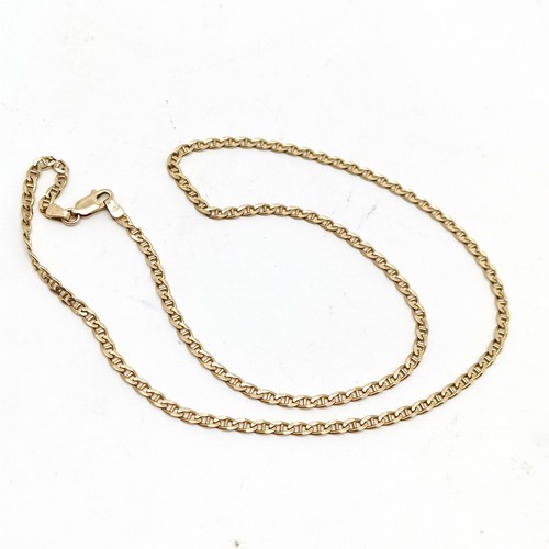 629 - 9ct hallmarked gold anchor link 44cm neckchain - 6.9g