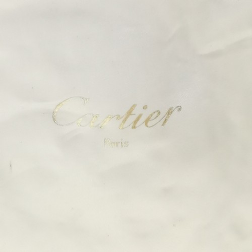 631 - Cartier empty large jewellery box - 19cm x 22cm x 5cm ~ has marks to outer case & interior t/w qty o... 