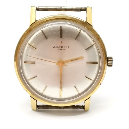 887 - Zenith 2300 vintage manual wind gold plated wristwatch - 32mm with a 2532 movement ~ runs then stops