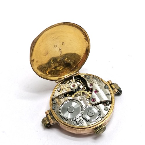 897 - Breguet HSPG manual wind 9ct gold cased ladies vintage wristwatch - 25mm case (a/f) & 12.9g total we... 