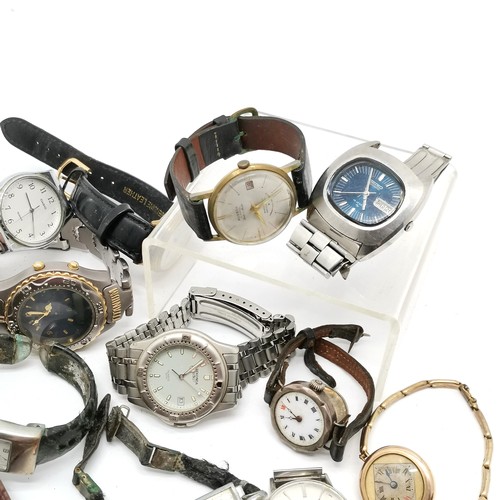 904 - Qty of vintage mechanical & quartz wristwatches inc 2 x Seiko (1 automatic), Trabant, LED, 2 x Rothm... 