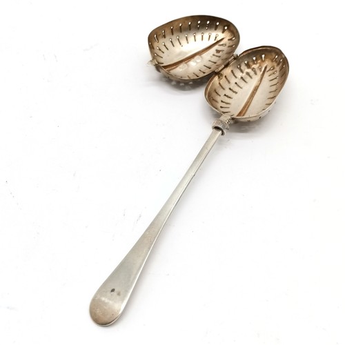 932 - 1893 silver 'Teaette' infuser spoon by George Gray - 14cm long & 22g