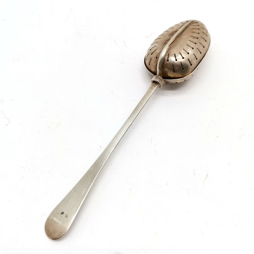 932 - 1893 silver 'Teaette' infuser spoon by George Gray - 14cm long & 22g