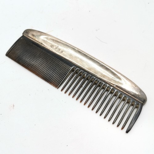 936 - 2 pairs of silver hallmarked clothes brushes - 1 pair boxed (a/f) with comb t/w mixed spoons (inc 2 ... 