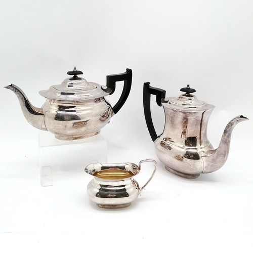 972 - Viners 3 piece silver plated tea set ~ in good bright condition